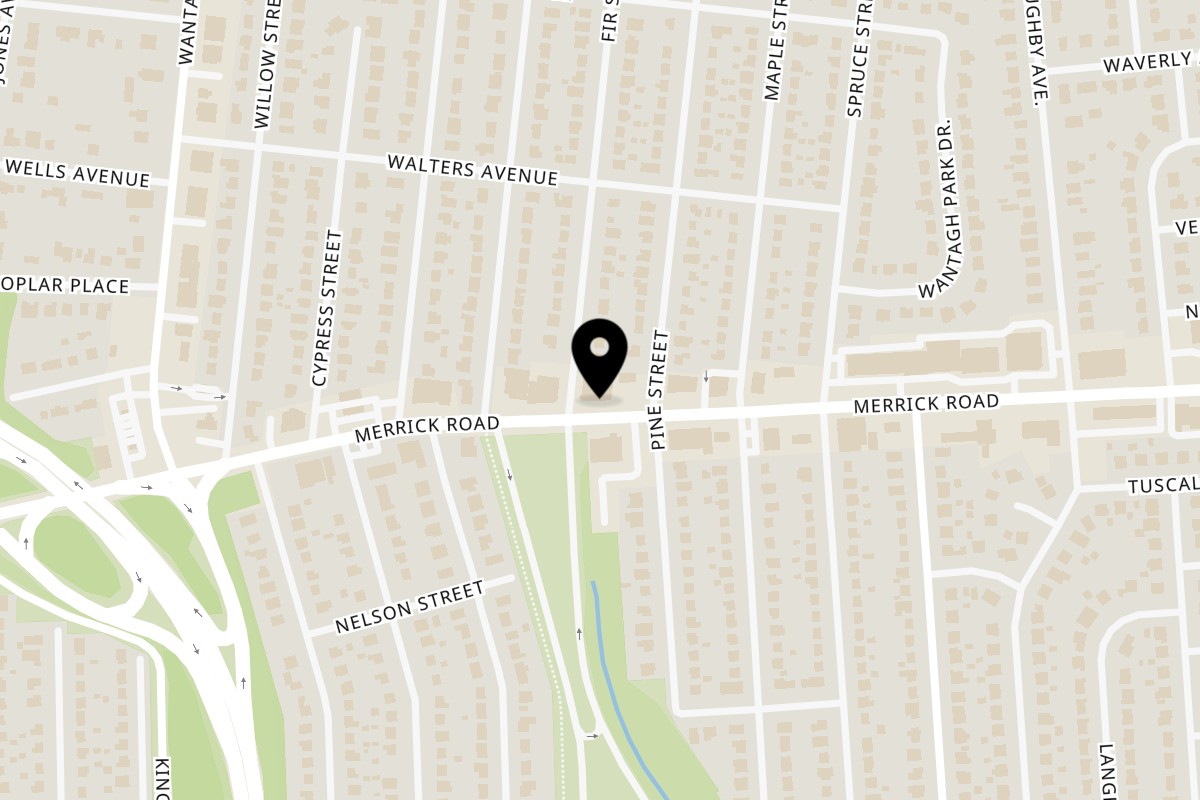 Map showing the location of The Parkview on 3355 Merrick Rd in Wantagh